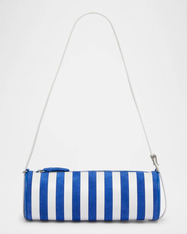Silo Striped Napa Leather Shoulder Bag